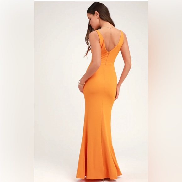 Lulus Melora Orange Sleeveless Maxi Dress - Picture 2 of 8